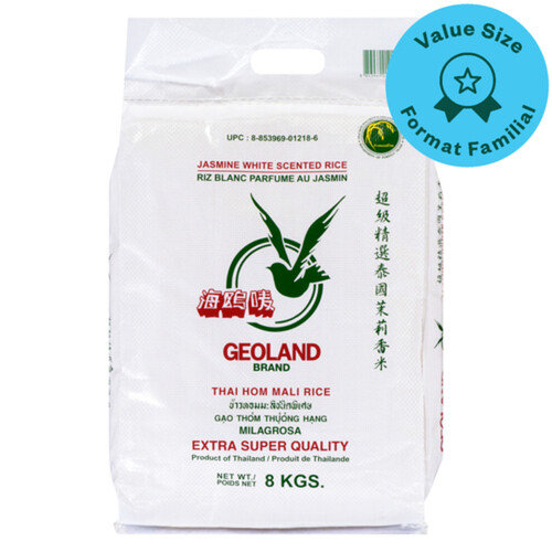 Geoland Scented Rice Jasmine White 8 kg