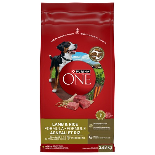 Purina ONE Microbiome Balance Dry Dog Food Lamb & Rice Formula 3.63 kg
