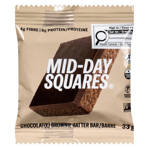 Mid-Day Squares Vegan Fudge Yah Chocolate Bar 33 g