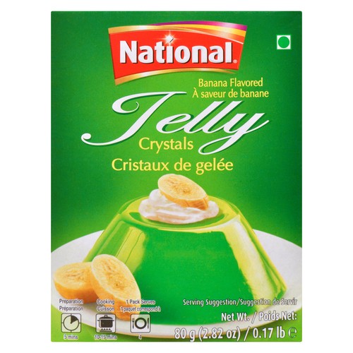 National Jelly Crystal Banana 80 g