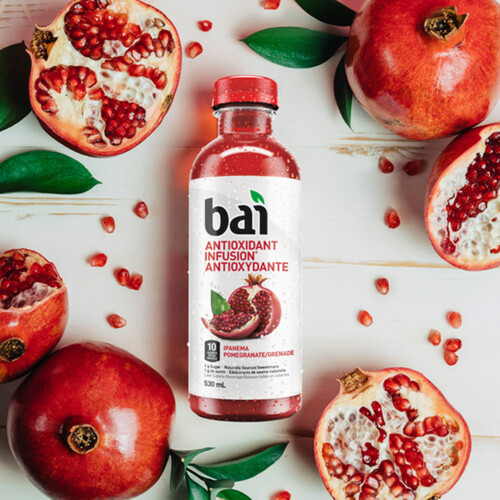 Bai Antioxidant Beverages Ipanema Pomegranate 530 ml (bottle)