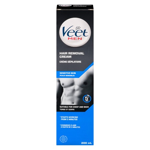 Veet Sensitive Skin Men Chest & Body 200 ml