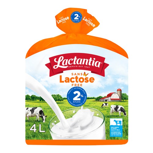 Lactantia Lactose-Free 2% Milk Partly Skimmed 4 L