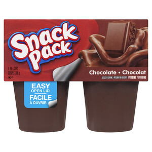 Snack Pack Pudding Chocolate 4 x 99 g