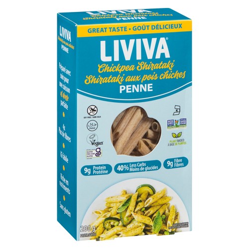 Liviva Pasta Chickpea Shirataki Penne 200 g