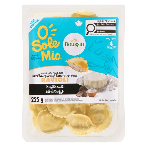 O Sole Mio Boursin Ravioli Truffle Salt 225 g