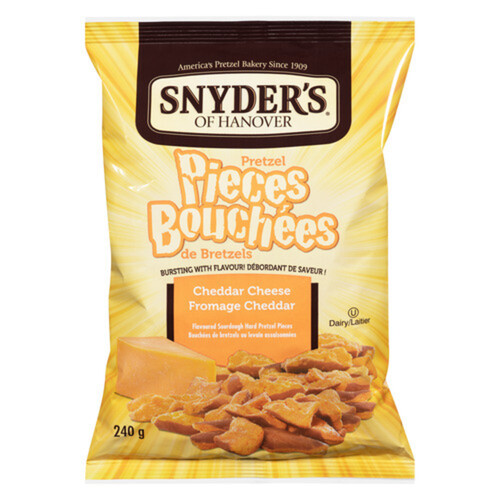Snyder's Of Hanover Pretzel Pieces Cheddar Cheese 240 g