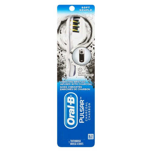Oral-B Toothbrush Pulsar Charcoal Soft 