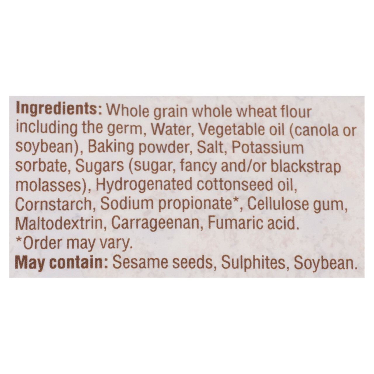 Dempster’s Tortillas 100 Whole Wheat Medium 340 g Voilà Online