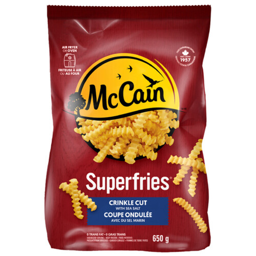 McCain Superfries Fries Crinkle Cut 650 g