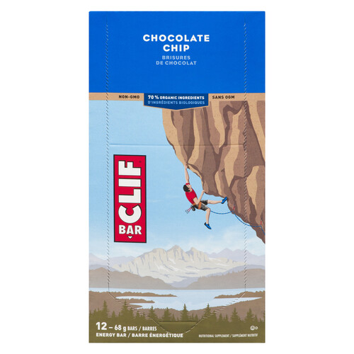 Clif Energy Bar Chocolate Chip 12 x 68 g