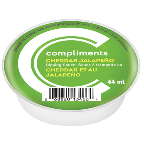 Compliments Dipping Sauce Cheddar Jalapeno 44 ml