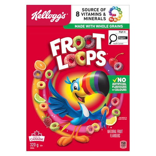 Kellogg's Fruit Loops Cereal 320 g