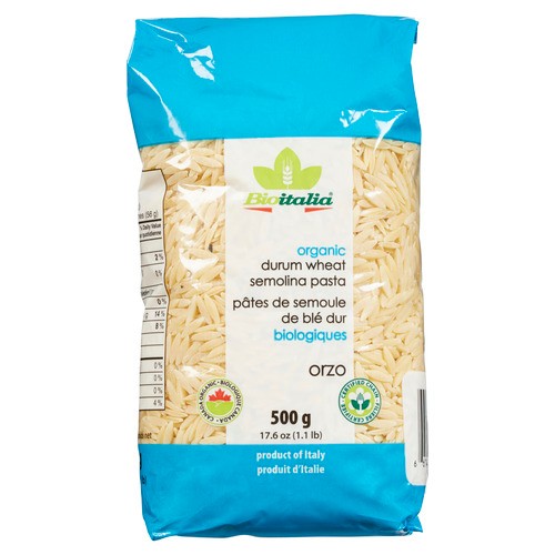 BioItalia Organic Pasta Orzo 500 g