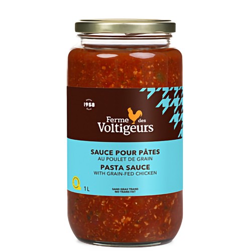 Ferme Des Voltigeurs Pasta Sauce Chicken Grain-Fed 1 L