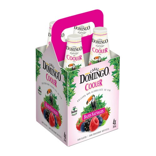 Casal Domingo Non Alcoholic Beverage Wild Berry Harvest 4 x 341 ml (bottles)