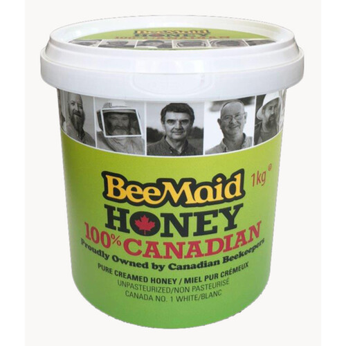 BeeMaid Pure Creamed Unpasteurized Honey 1 kg