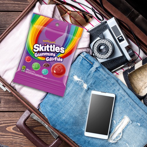 Skittles Gummy Candy Wild Berry Bag 164 g