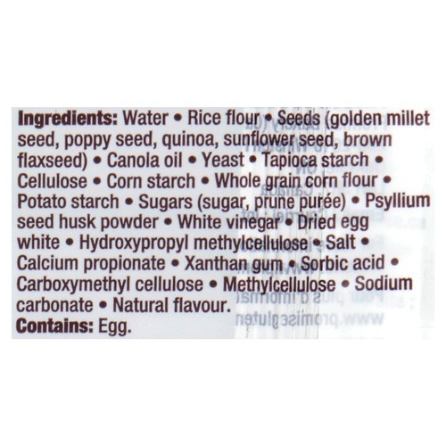 Promise Gluten-Free Buns Seeded Sandwich Thins 160 g