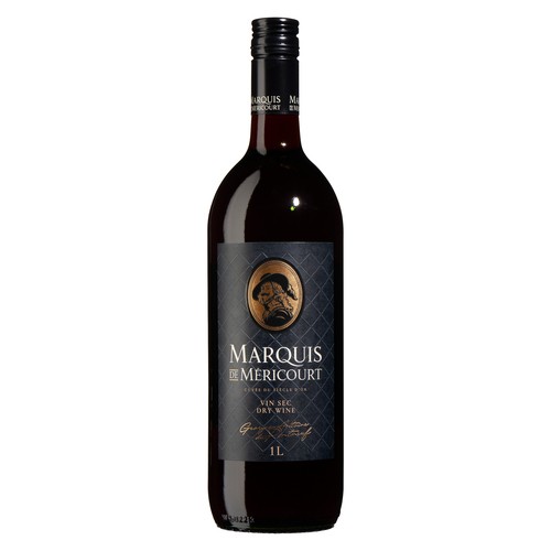 Marquis de Méricourt Dry Red Wine 1 L (bottle)