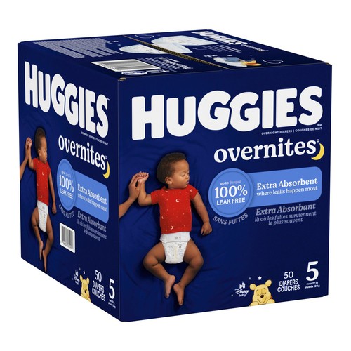 Huggies Overnites Diapers Size 5 50 Count  