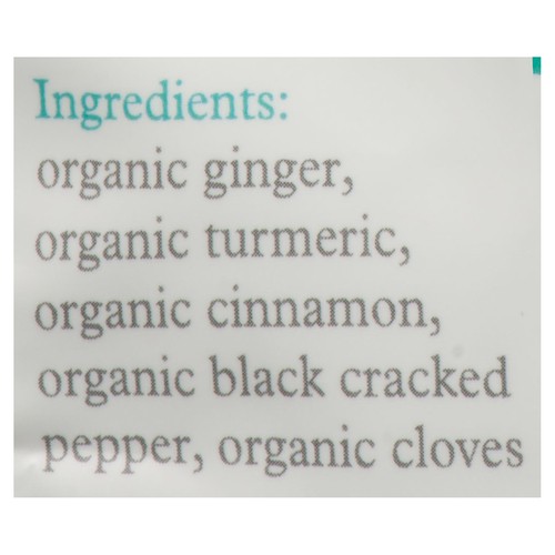 Turmeric Teas Organic Ginger Tea Winter  28 g