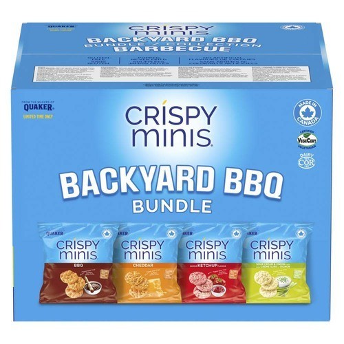 Quaker Crispy Minis Backyard BBQ Bundle 28 x 18 g