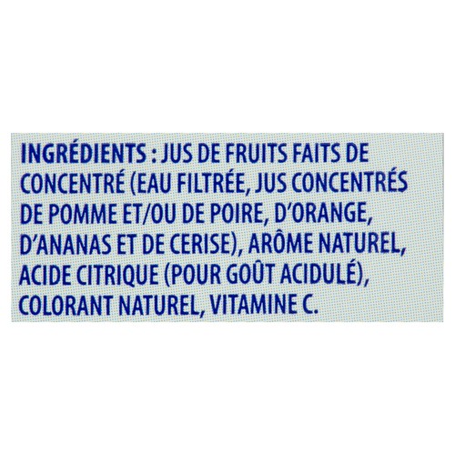 SunRype Juice 100% Fruit Medley No Sugar Added 5 x 200 ml