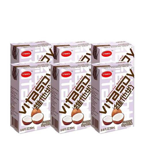 Vitasoy Drink Soy Coconut 6 x 250 ml