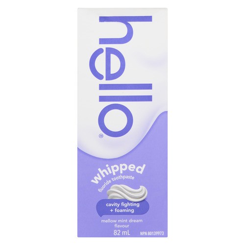 Hello Whipped Fluoride Toothpaste Mellow Mint Dream Flavour 82 ml