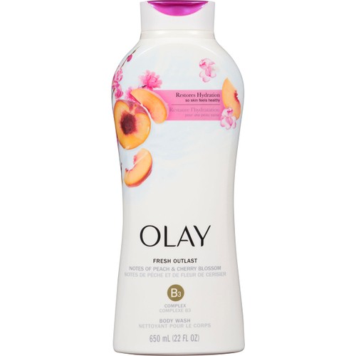 Olay FO Peach & Cherry Blossom Body Wash 650 ml