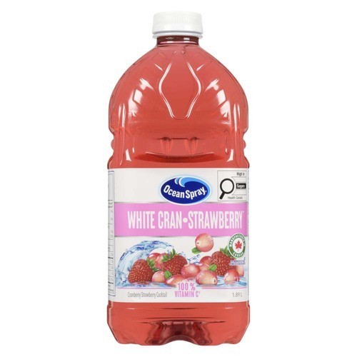 Ocean Spray Cranberry Strawberry Cocktail White Cran-Strawberry 1.89 L