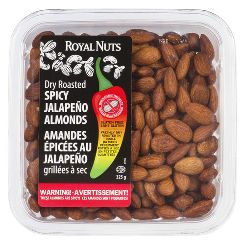 Royal Nuts Dry Roasted Jalapeno Almonds 325 g