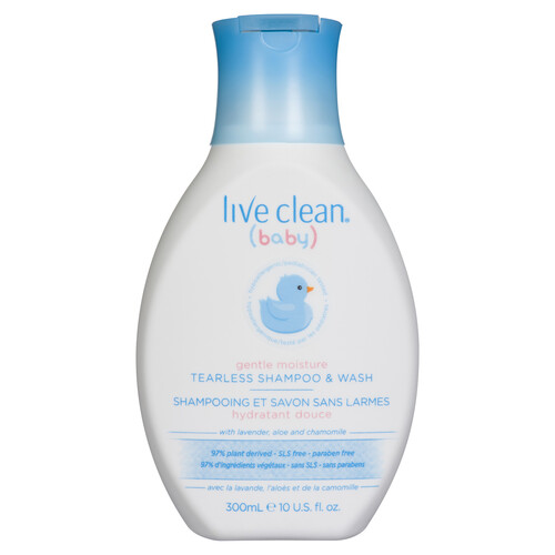 Live Clean Baby Tearless Shampoo & Wash 300 ml 