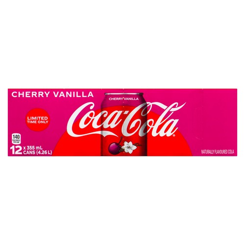 Coca-Cola Soft Drink Cherry Vanilla 355 ml 