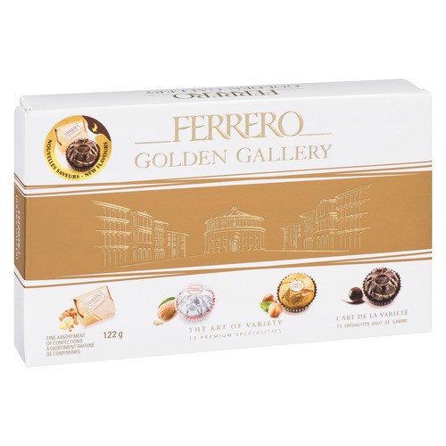 Ferrero Rocher Golden Gallery Chocolates Assortment 122 g