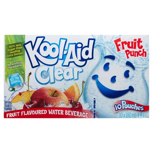 Kool-Aid Juice Jammers Fruit Punch 10 x 180 ml