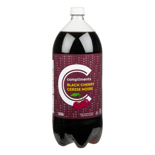 Compliments Soft Drink Black Cherry 2 L (bottle)