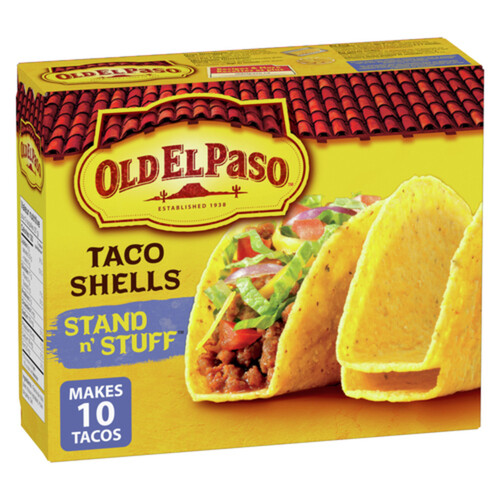 Old El Paso Gluten-Free Taco Shells Stand n' Stuff 10 Pack 133 g