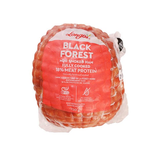 Longo's Black Forest Mini Smoked Ham 750 g