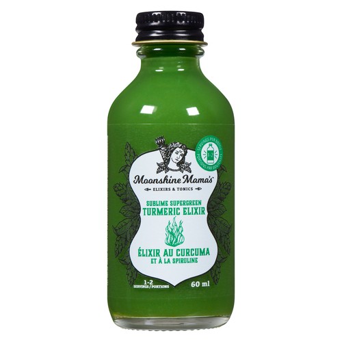 Moonshine Mama's Turmeric Elixir Sublime Supergreen 60 ml