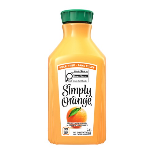 Simply Orange Juice Pulp Free 2.25 L