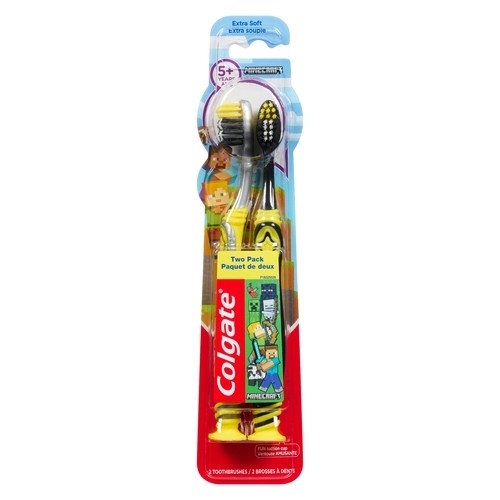 Colgate Kids Toothbrush Minecraft 2 Pack