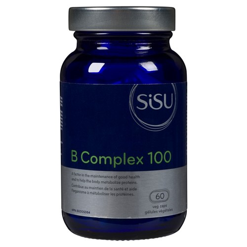 Sisu Vitamin B Complex 60 Vegetable Capsules