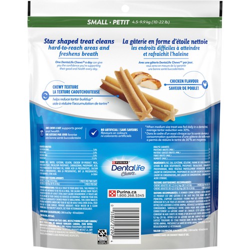 DentaLife Chews Dog Treats Mini Breeds 595 g