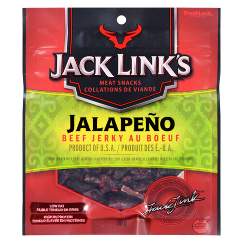 Jack Link's Meat Snacks Beef Jerky Jalapeno 80 g