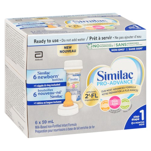 Similac Pro-Advance Step 1 + Nipple Formula