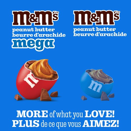 M&M's Mega Chocolate Peanut Butter 155 g