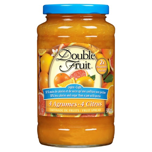 Double Fruit Light Fruit Spread 4 Citrus Fruit 500 ml