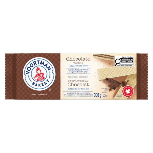 Voortman Wafers Chocolate 300 g